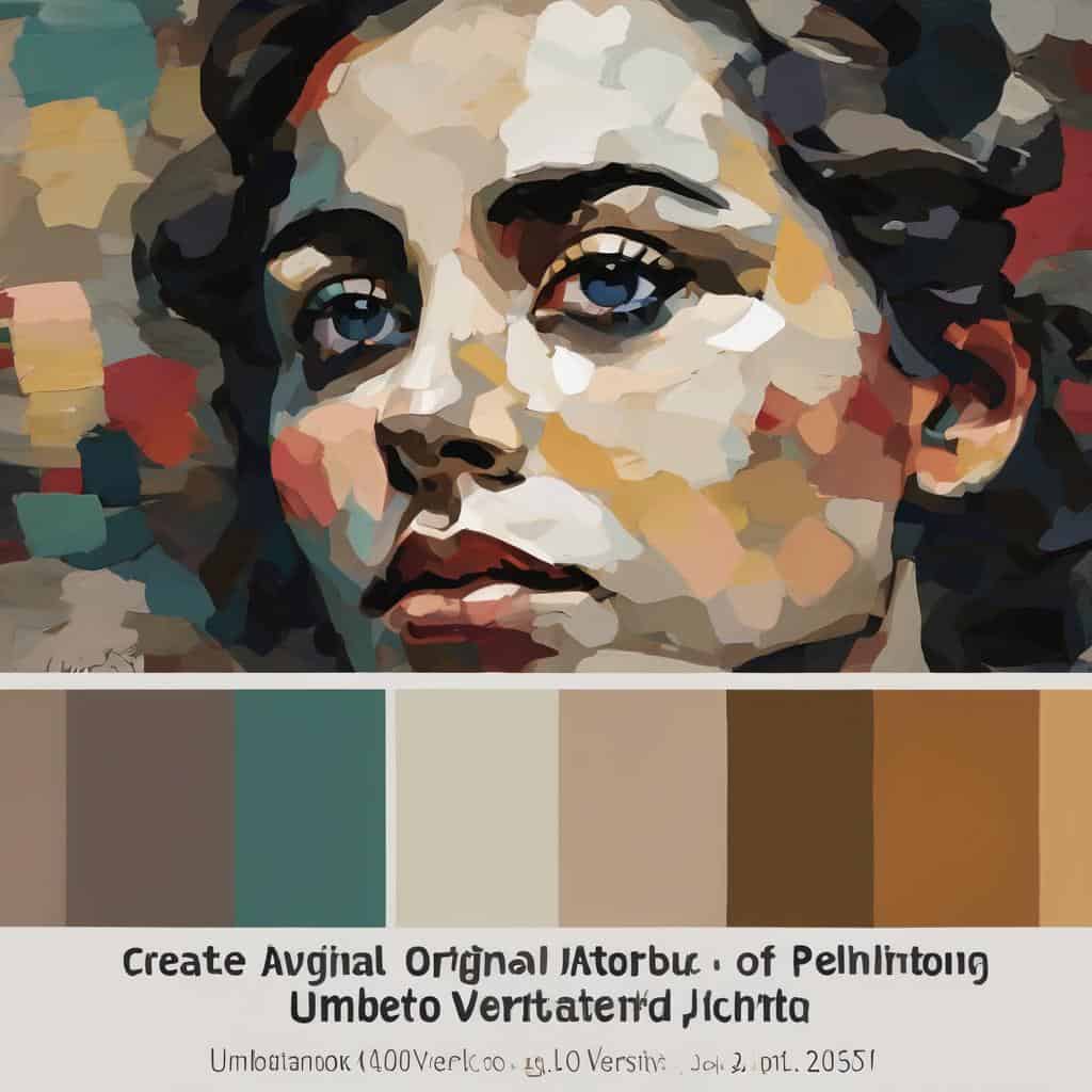 Ανθρώπινο πορτρέτο σε ζωγραφικό στυλ, πολιτισμική σύνδεση μέσω τέχνης και εικόνας ως γέφυρα πολιτισμών.